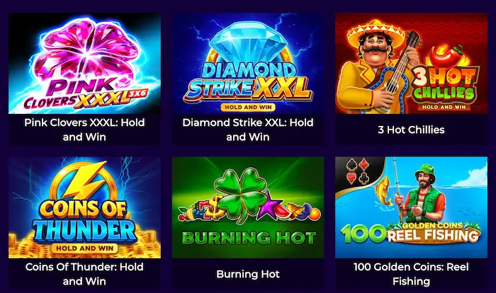 AmigoWins Casino games